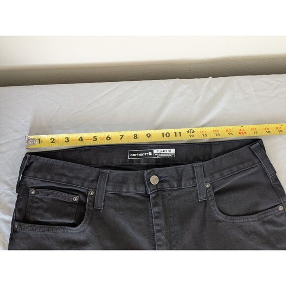 Carhartt Relaxed Fit Rugged Flex 5-Pocket Jeans - Black - Picture 5 of 9